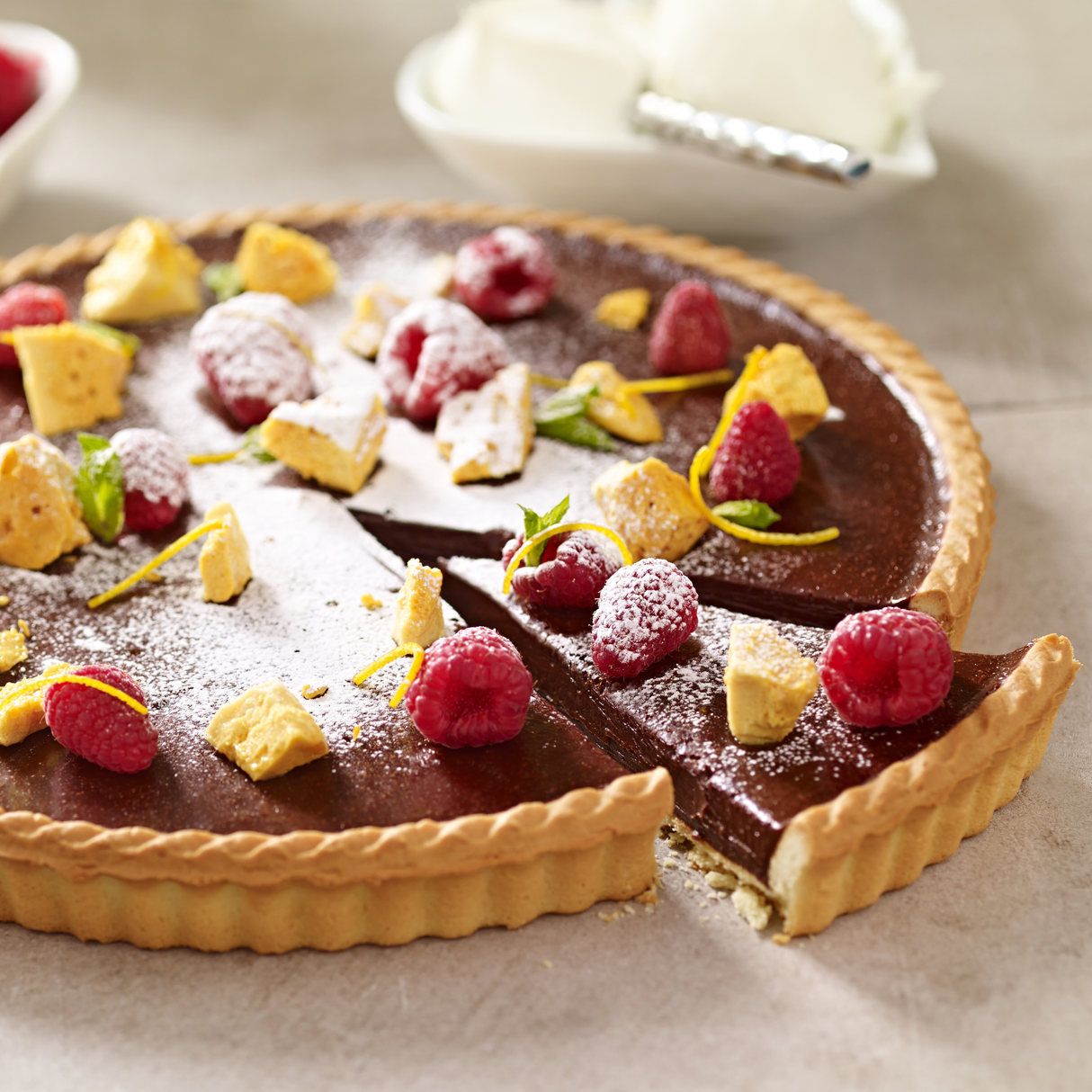 Belgian Dark Chocolate Tart