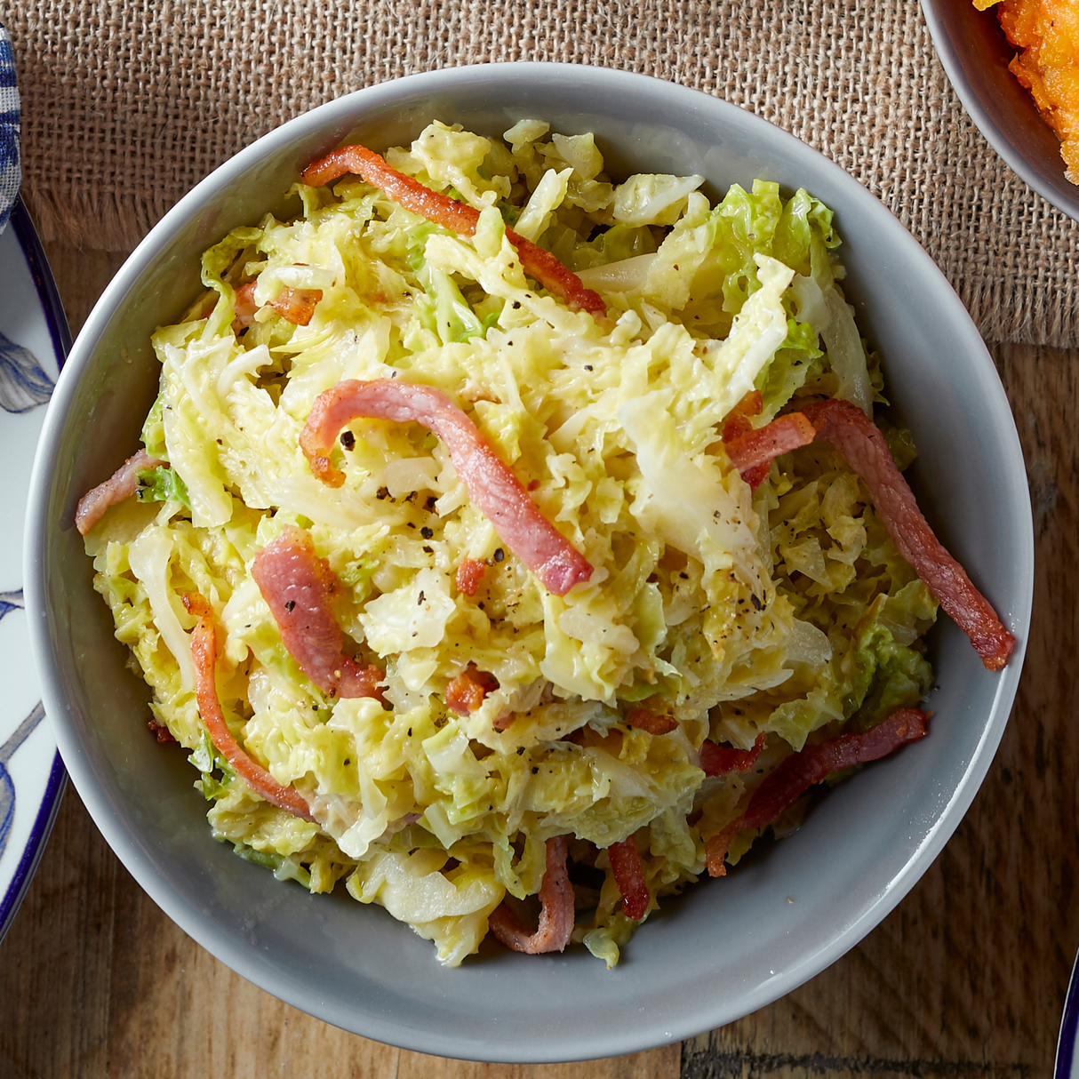 Creamed Cabbage & Bacon